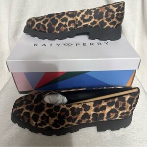 Katy Perry Collections Leopard Print Flats NIB 11 Women’s